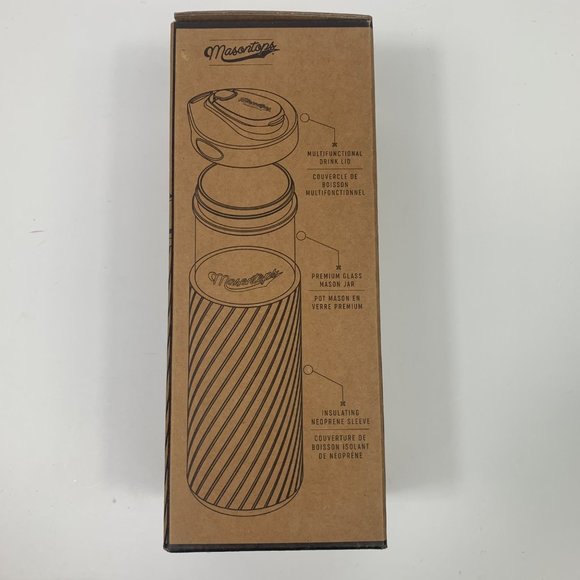 Masontops Mason Jar 3 Piece Water Bottle Set - Picture 5 of 10